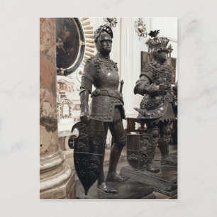 Carte Postale Le roi Arthur, statue du tombeau de Maximilian