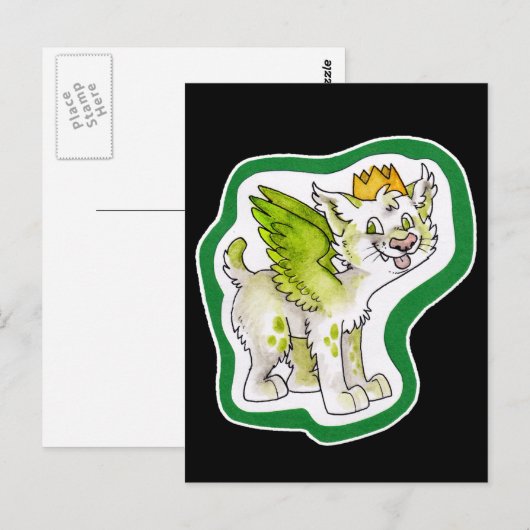 Carte Postale Le Roi Cat (Devant / Derrière)
