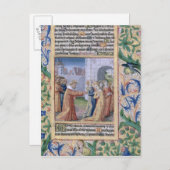 Carte Postale Le roi David couvrait Bathsheba (Devant / Derrière)