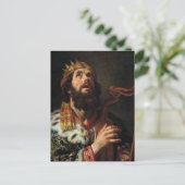 Carte Postale 'Le roi David joue de la harpe' (Debout devant)