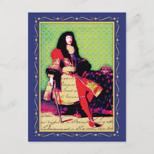 Carte Postale Le roi de France Louis XIV le Grand Roi du Soleil
