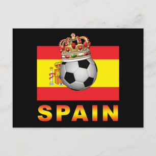 Carte Postale Le Roi D'Espagne De Football