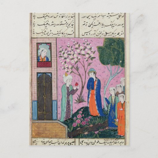 Carte Postale Le roi dit adieu (Devant)