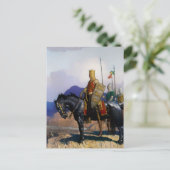 Carte Postale "Le roi Edward voit la bataille" par NC Wyeth (Debout devant)