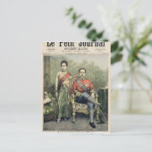 Carte Postale Le roi et la reine du Siam (Debout devant)