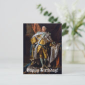 Carte Postale Le roi George III par Allan Ramsay Joyeux annivers (Debout devant)