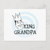 Carte Postale Le Roi Grandpa T-shirts et cadeaux (Devant)