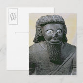 Carte Postale Le roi Hadad, du palais de Tell-Halaf, Syrie (Devant / Derrière)