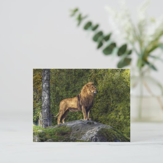 Carte Postale Le roi lion (Debout devant)