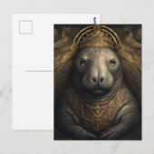 Carte Postale Le roi Manatee (Devant / Derrière)