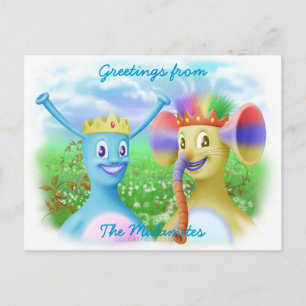 Carte Postale Le roi Monty et le prince Marvin