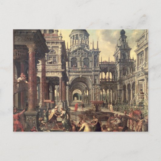 Carte Postale Le roi Salomon et la reine de Saba (Devant)