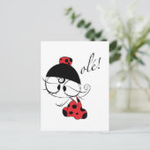 Carte Postale Le rôle de la danseuse flamenco ! (Debout devant)