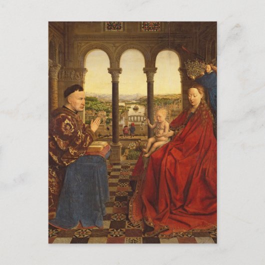 Carte Postale Le Rolin Madonna, c.1435 (Devant)