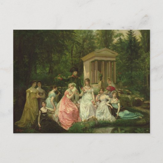 Carte Postale Le Rose de Malmaison, vers 1867 (Devant)