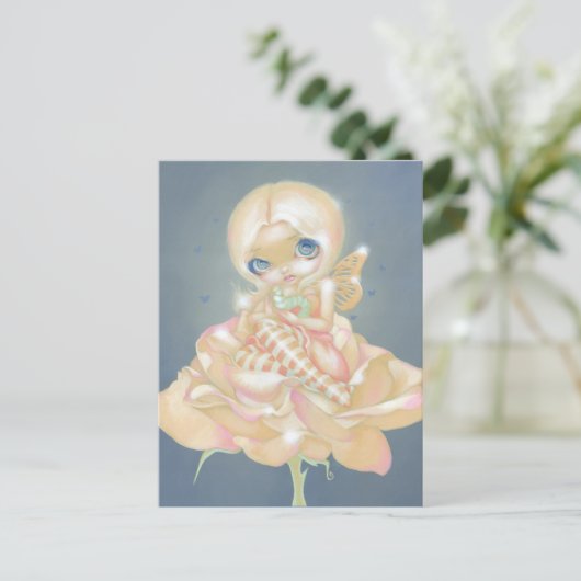 Carte postale "Le Rose malade" (Debout devant)