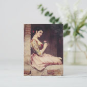 Carte Postale Le Rose par Eugene de Blaas (Debout devant)