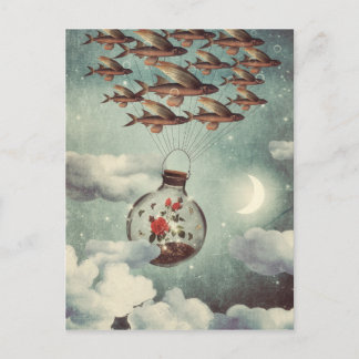 Carte Postale Le Rose Qui Veillait À Voir Le Monde