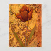 Carte Postale Le rouge fleurit II (Devant)