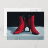 Carte Postale Le rouge initialise 1995 (Devant / Derrière)