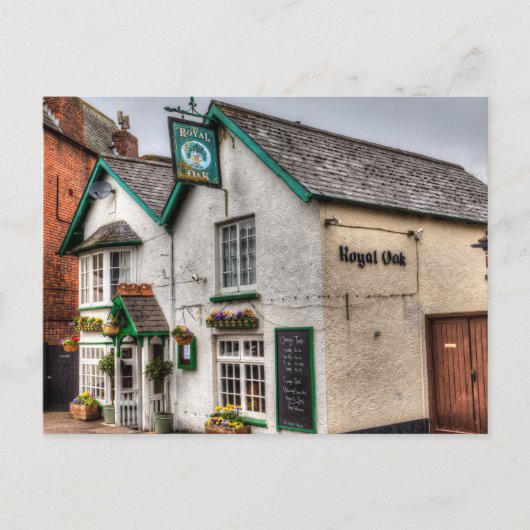 Carte Postale Le Royal Oak Porlock (Devant)
