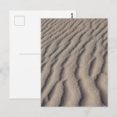 Carte Postale Le sable du désert se répand (Devant / Derrière)