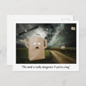 Carte Postale Le sac Windy (Devant / Derrière)