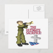 Carte Postale Le sacrifice ultime (Devant / Derrière)