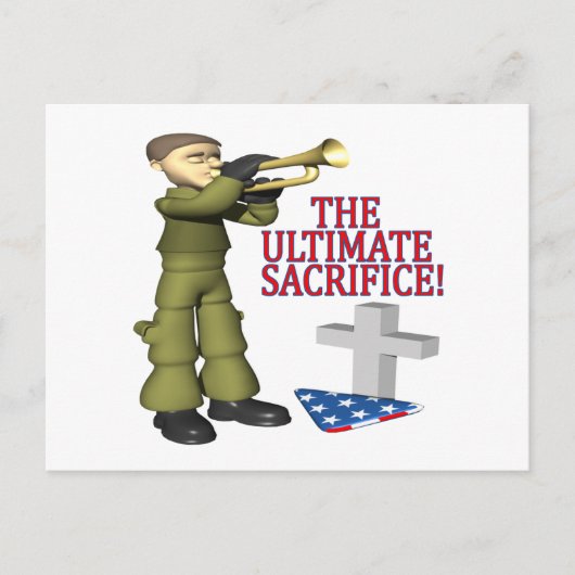 Carte Postale Le sacrifice ultime (Devant)