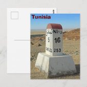 Carte Postale Le Sahara, Tunisie (Devant / Derrière)