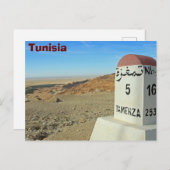 Carte Postale Le Sahara, Tunisie (Devant / Derrière)