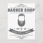 Carte Postale Le salon de coiffure (Devant)