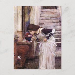 Carte Postale Le Sanctuaire par John William Waterhouse