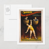 Carte Postale Le Sandow Trocadero Vaudevilles (Devant / Derrière)