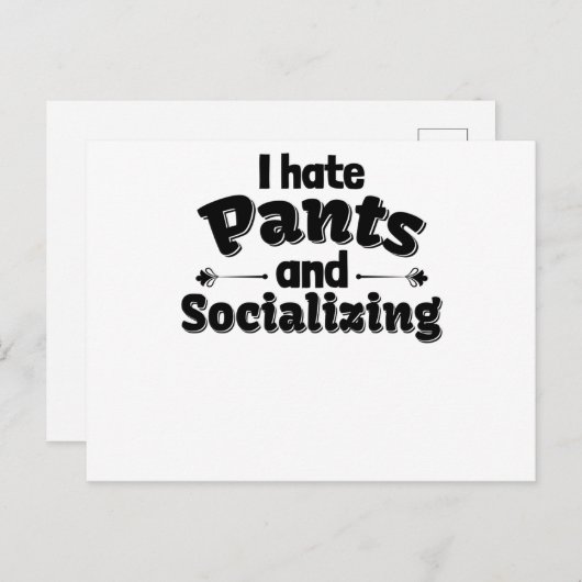 Carte Postale Le sarcasme est la façon de ridiculiser quelqu'un (Devant / Derrière)