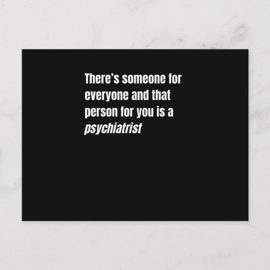 Carte Postale Le sarcasme est la façon de ridiculiser quelqu'un  (Devant)