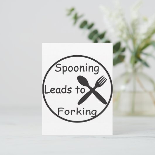 Carte Postale Le saut conduit à la fourche (Debout devant)