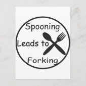 Carte Postale Le saut conduit à la fourche (Devant)