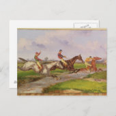 Carte Postale Le Saute d'eau : la Steeplechase d'automne à Balla (Devant / Derrière)