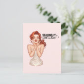 Carte Postale Le sceller avec un baiser ! (Debout devant)