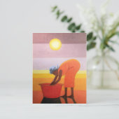 Carte Postale Le seau rouge 2002 (Debout devant)