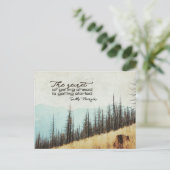 Carte Postale Le Secret D'Avancer (Debout devant)