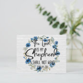 Carte Postale Le Seigneur Est Mon Berger | Psaume 23:1 Verse de (Debout devant)