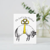 Carte Postale Le SEIGNEUR est mon psaume 23 de berger (Debout devant)