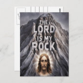 Carte Postale Le Seigneur est mon Rocher : Psaume 18:2 (Devant / Derrière)