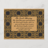 Carte Postale Le Seigneur Vous Bénit, Numéros 6:24, Design Celti (Devant)