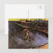 Carte Postale Le Semeur : les environs d'Arles par Vincent van G (Devant / Derrière)