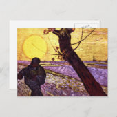 Carte Postale Le Semeur par Vincent van Gogh (Devant / Derrière)