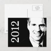 CARTE POSTALE LE SÉNATEUR SCOTT BROWN (Devant / Derrière)