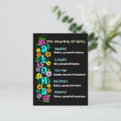 Carte Postale Le sens d'Aloha (Debout devant)